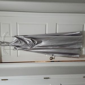 Women's Silver Prom/Bridesmaids Dress